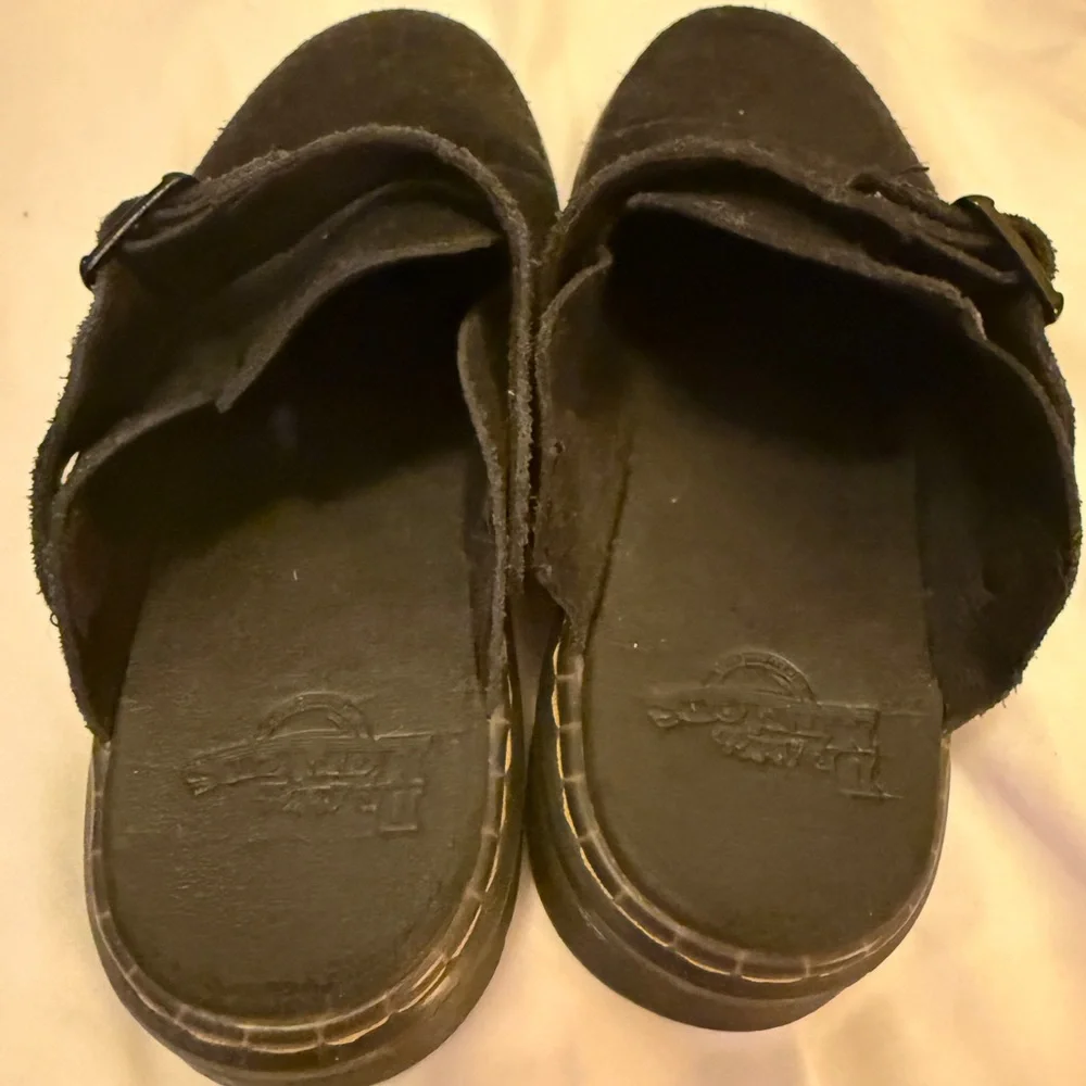 Dr. Martens Black Suede Mules - Picture 5 of 7